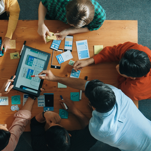 Mobile App Development - local professional at work