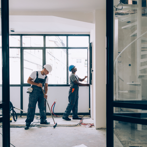 Cleaning after construction - example of the work