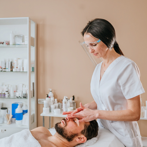 Basic Facial Treatments - local professional at work